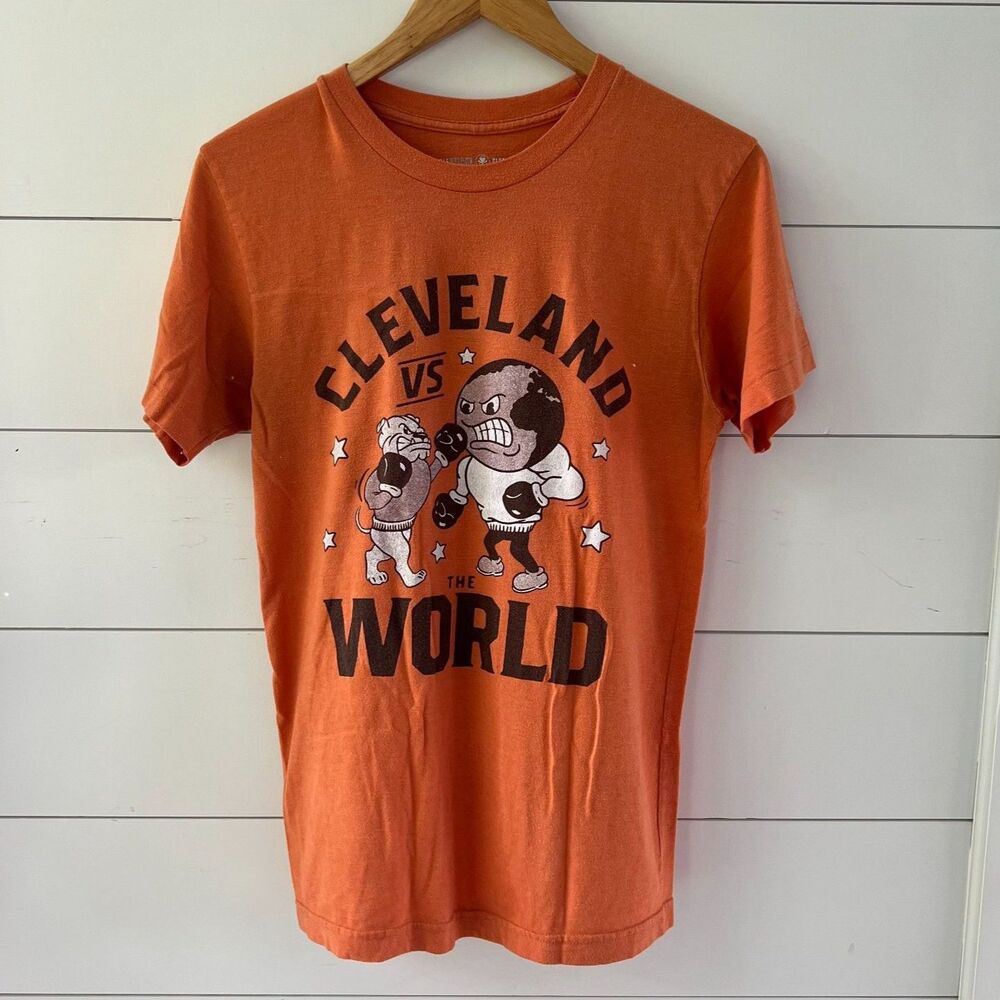 Cleveland vs The World Browns T-Shirt Women's Small